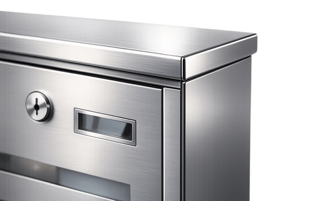 Cutie postala Inox, Design Modern, Calitate Premium — imaginea 3