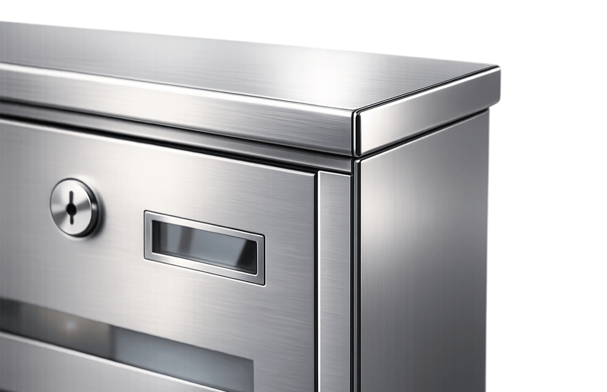 Cutie postala Inox, Design Modern, Calitate Premium — imaginea 3