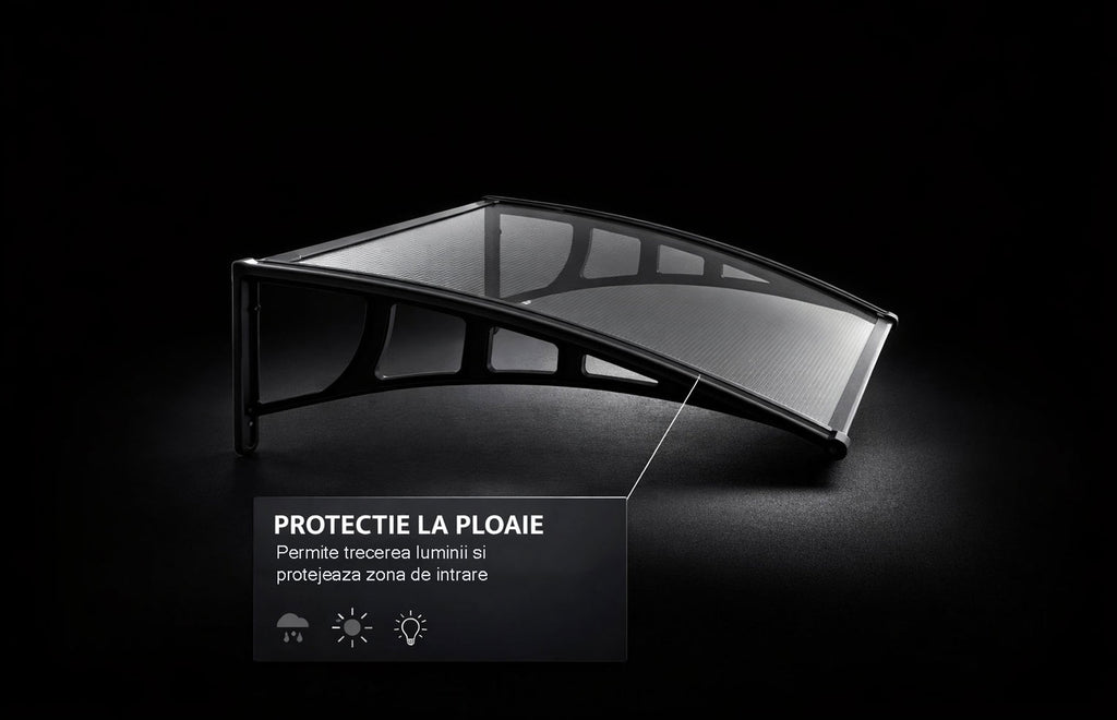 Copertina din plastic Lilly, Dimensiune  700 x 1200 mm, Culoare policarbonat: Transparent — imaginea 5