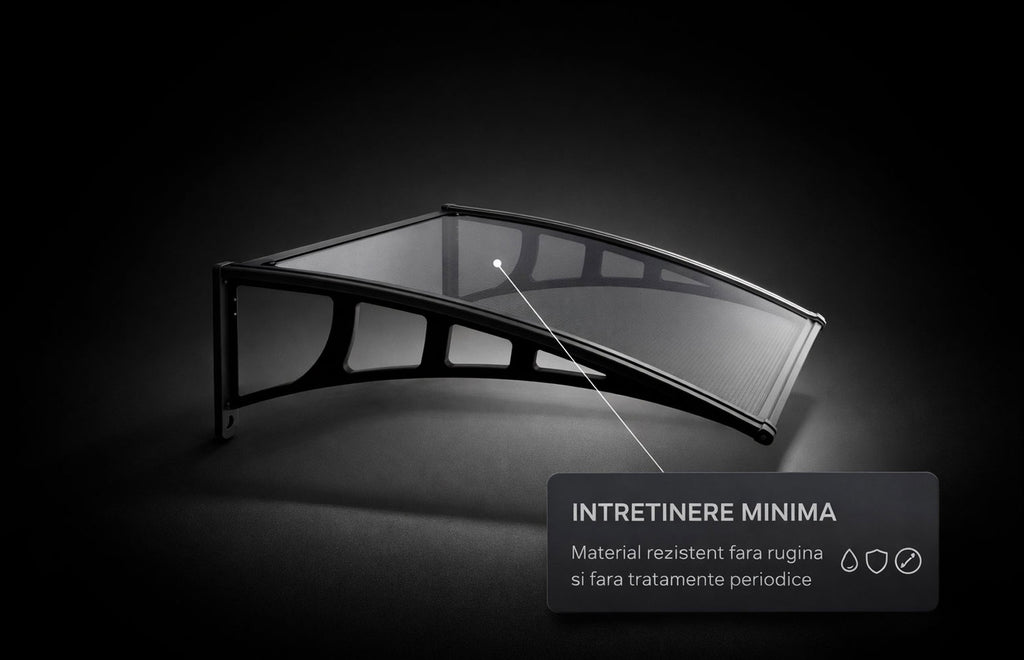 Copertina din plastic Lilly, Dimensiune  700 x 1200 mm, Culoare policarbonat: Transparent — imaginea 7