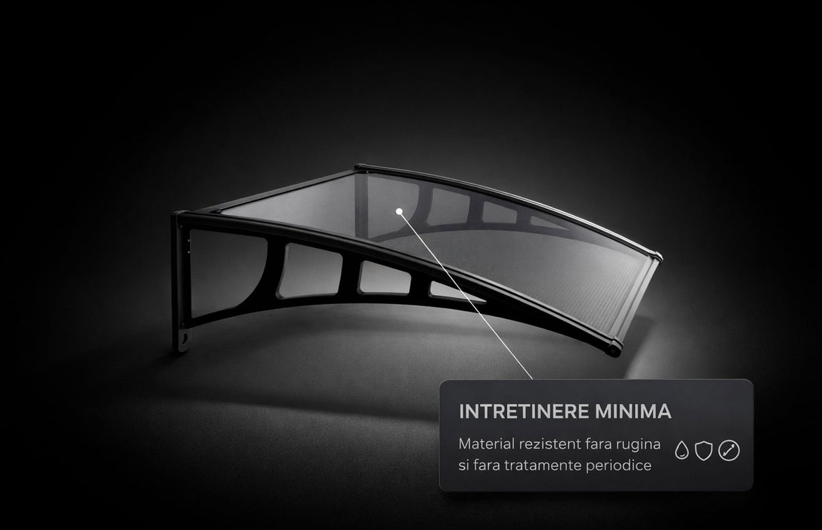 Copertina din plastic Lilly, Dimensiune  700 x 1200 mm, Culoare policarbonat: Transparent — imaginea 7