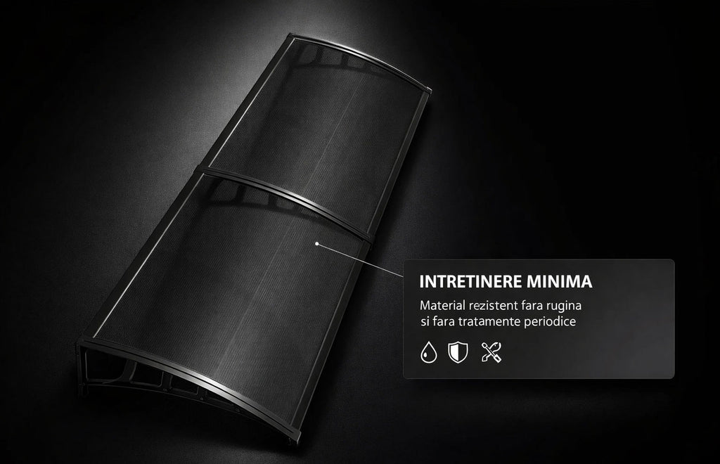 Copertina metalica cu plastic rigid, 700x2400mm — imaginea 3