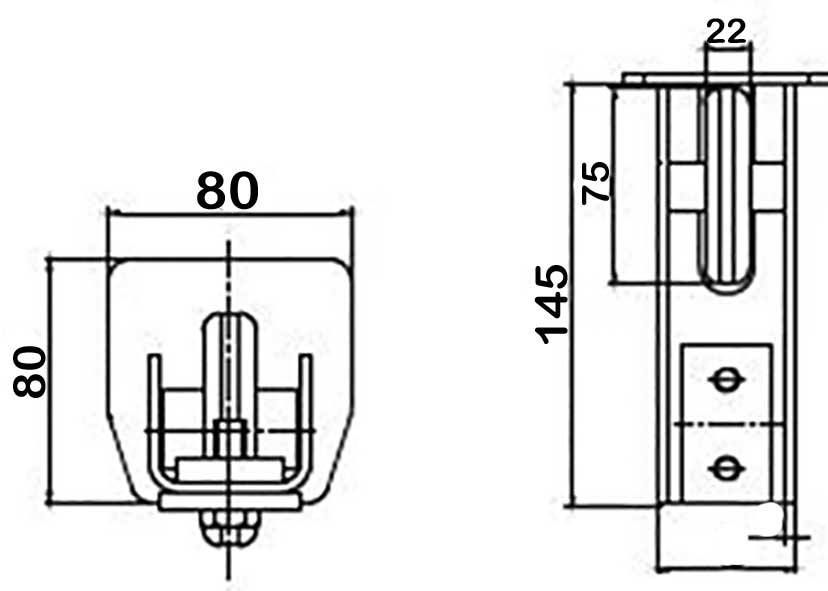 Kit poarta autoportanta D9, 11,6 metri sina, greutate sustinuta 700kg — imaginea 29
