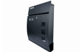 Cutie postala otel zincat, Design Modern, Negru — imaginea 1