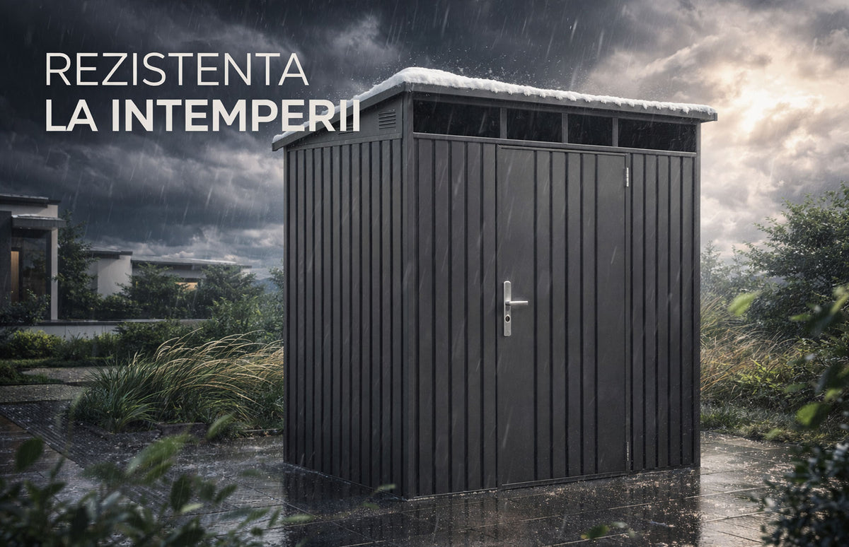 Magazie depozitare gradina SkyBox, casuta depozitare unelte, Premium, Otel zincat — imaginea 3
