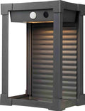 Aplica LED de exterior SOLIS, cu panou solar si senzor, aluminiu — imaginea 1