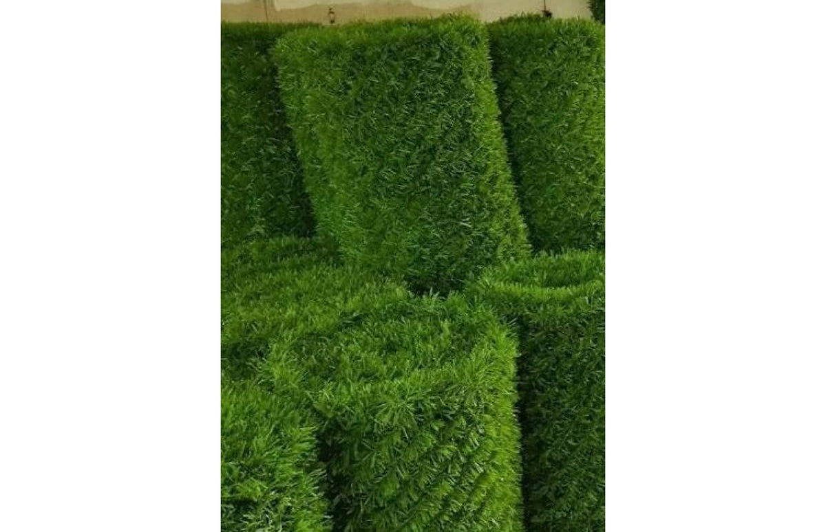 Plasa gard viu artificial, imitatie Gard Viu, plasa paravan verde, 1.5x5metri, Virtuoso — imaginea 4