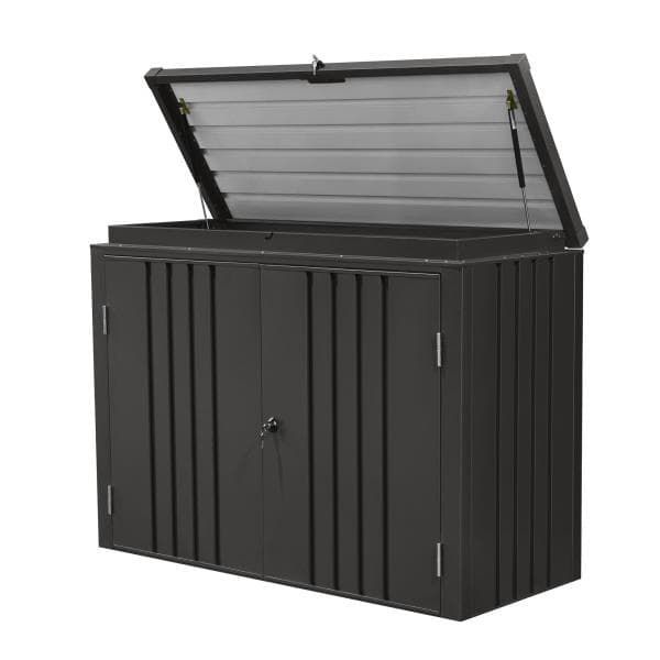 Magazie depozitare gradina WonderBox, casuta depozitare unelte, Premium, Otel zincat — imaginea 8