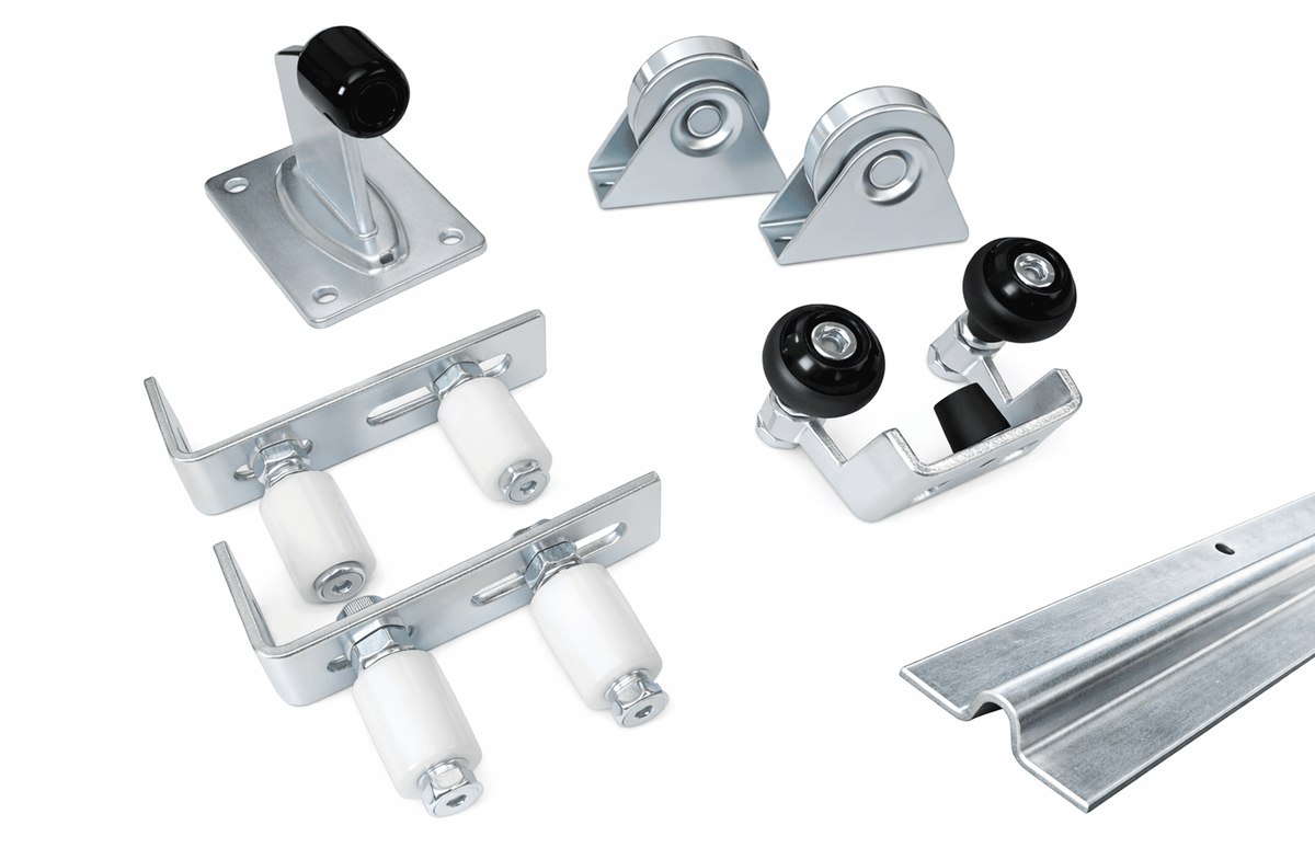 Kit poarta culisanta M1, greutate sustinuta 175kg — imaginea 1