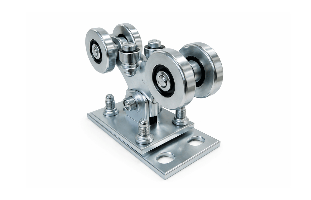 Kit poarta autoportanta D6, 9 metri sina, greutate sustinuta 600kg — imaginea 5