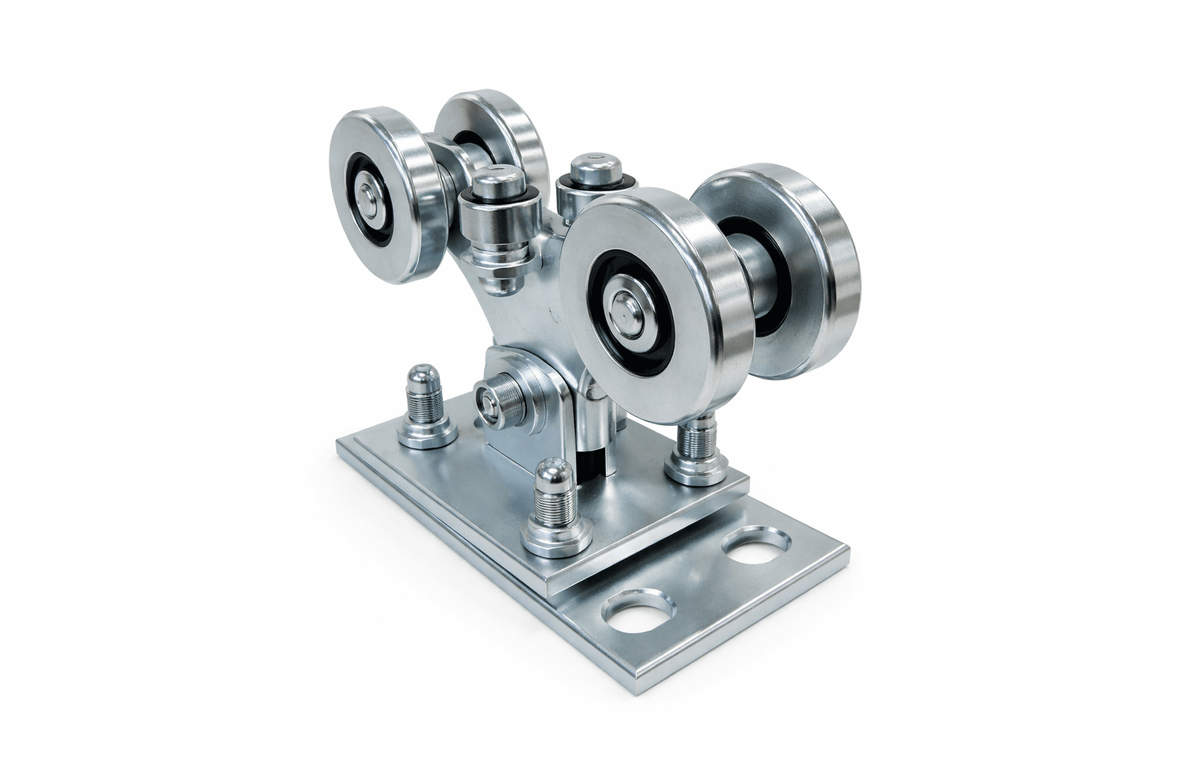 Kit poarta autoportanta D6, 9 metri sina, greutate sustinuta 600kg — imaginea 5