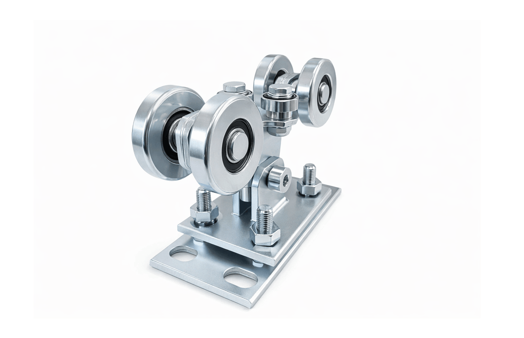 Kit poarta autoportanta D6, 9 metri sina, greutate sustinuta 600kg — imaginea 6