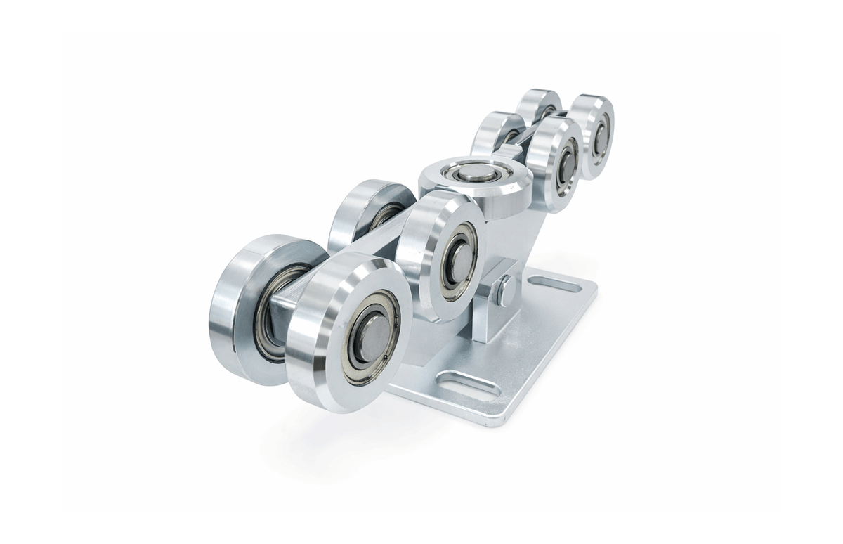 Kit poarta autoportanta D9, 11,6 metri sina, greutate sustinuta 700kg — imaginea 8