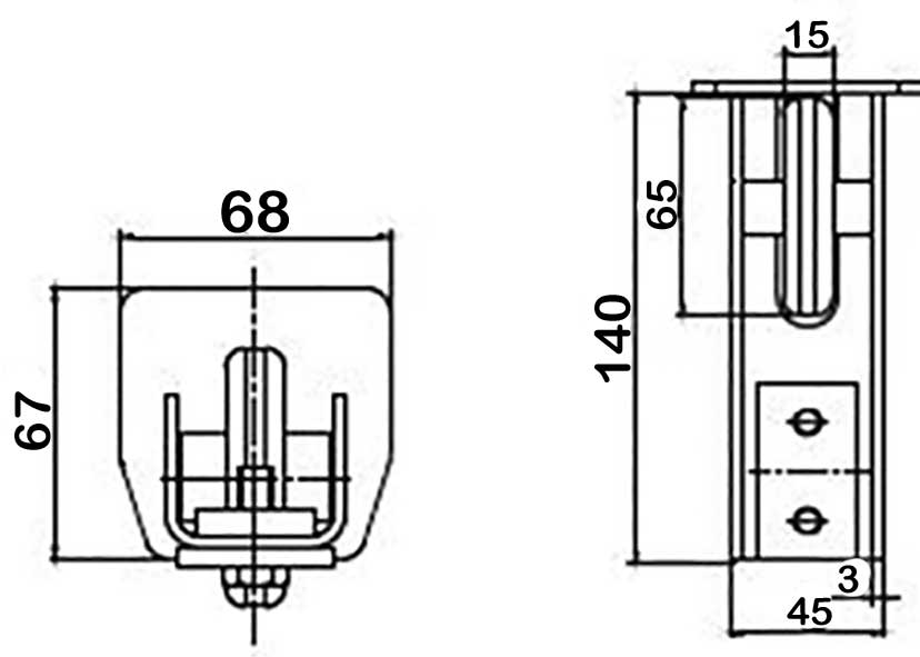 Kit poarta autoportanta D5, 8,6 metri sina, greutate sustinuta 600kg — imaginea 29
