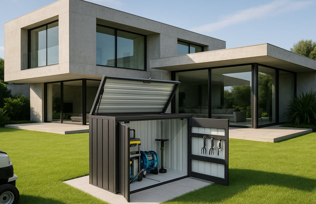 Magazie depozitare gradina WonderBox, casuta depozitare unelte, Premium, Otel zincat — imaginea 2