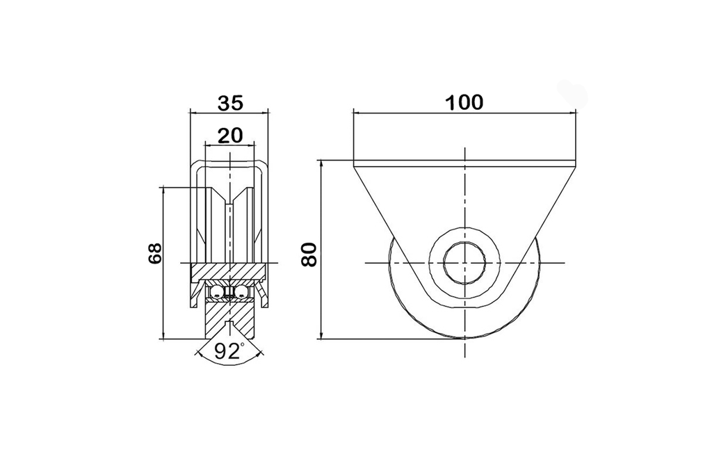 Kit poarta culisanta M1, greutate sustinuta 175kg — imaginea 13