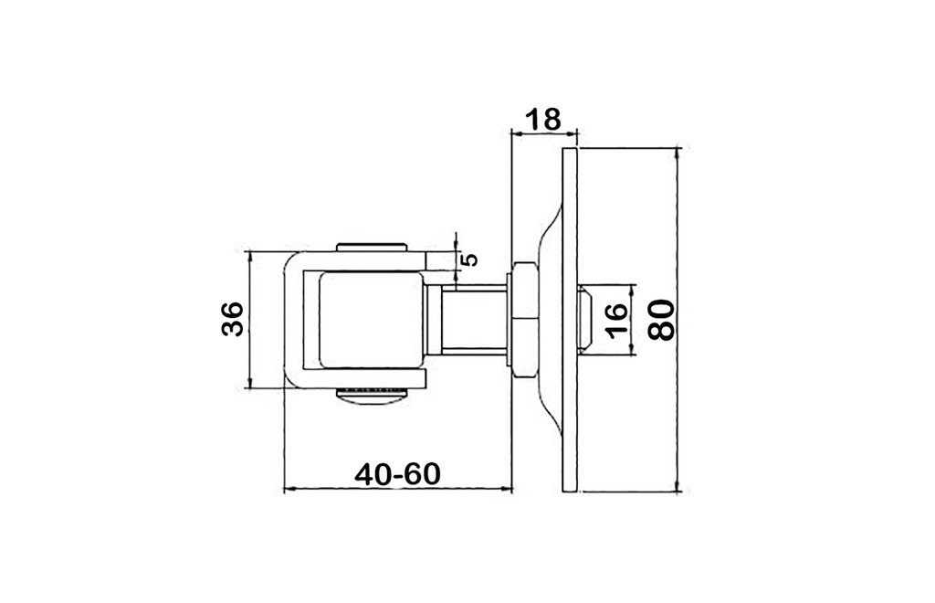 Kit poarta batanta REG2, greutate sustinuta 65kg pe brat — imaginea 9