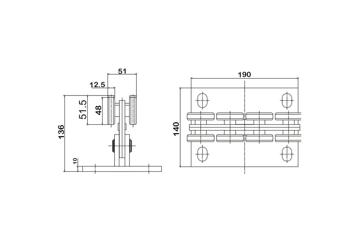 Kit poarta autoportanta XS8, 5.8 metri sina, greutate sustinuta 350kg — imaginea 28