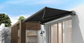 Marchiză/Copertină retractabilă PREMIUM, manuală cu braț articulat 3x2,5 m poliester dungi, aluminiu — imaginea 1