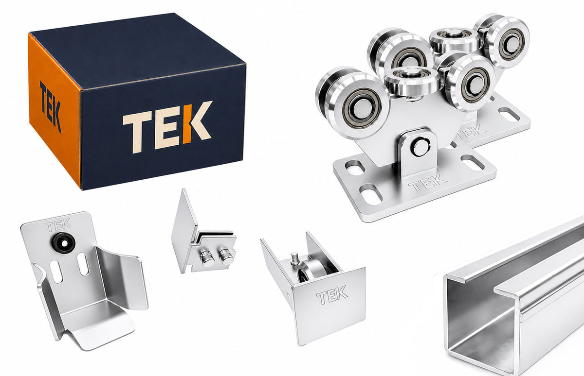 Kit poarta autoportanta D5, 8,6 metri sina, greutate sustinuta 600kg — imaginea 1
