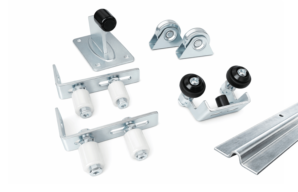 Kit poarta culisanta S1, greutate sustinuta 150kg — imaginea 1
