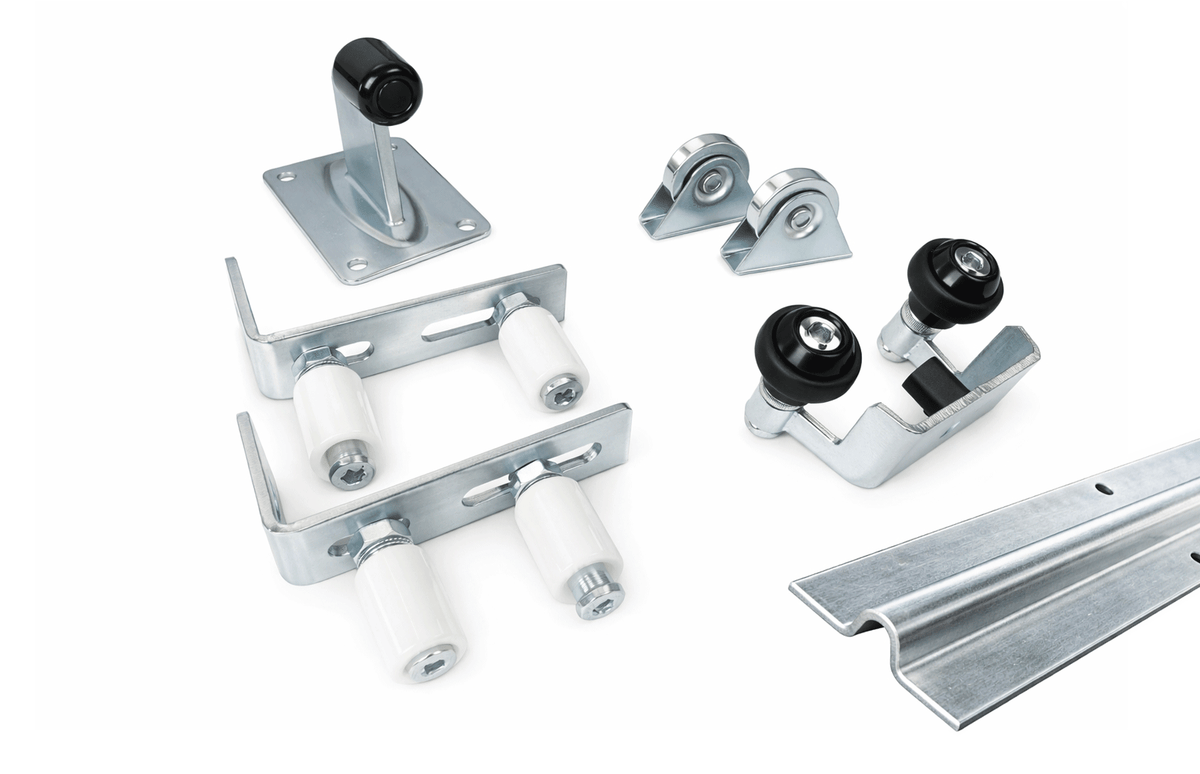 Kit poarta culisanta XS1, greutate sustinuta 125kg — imaginea 1