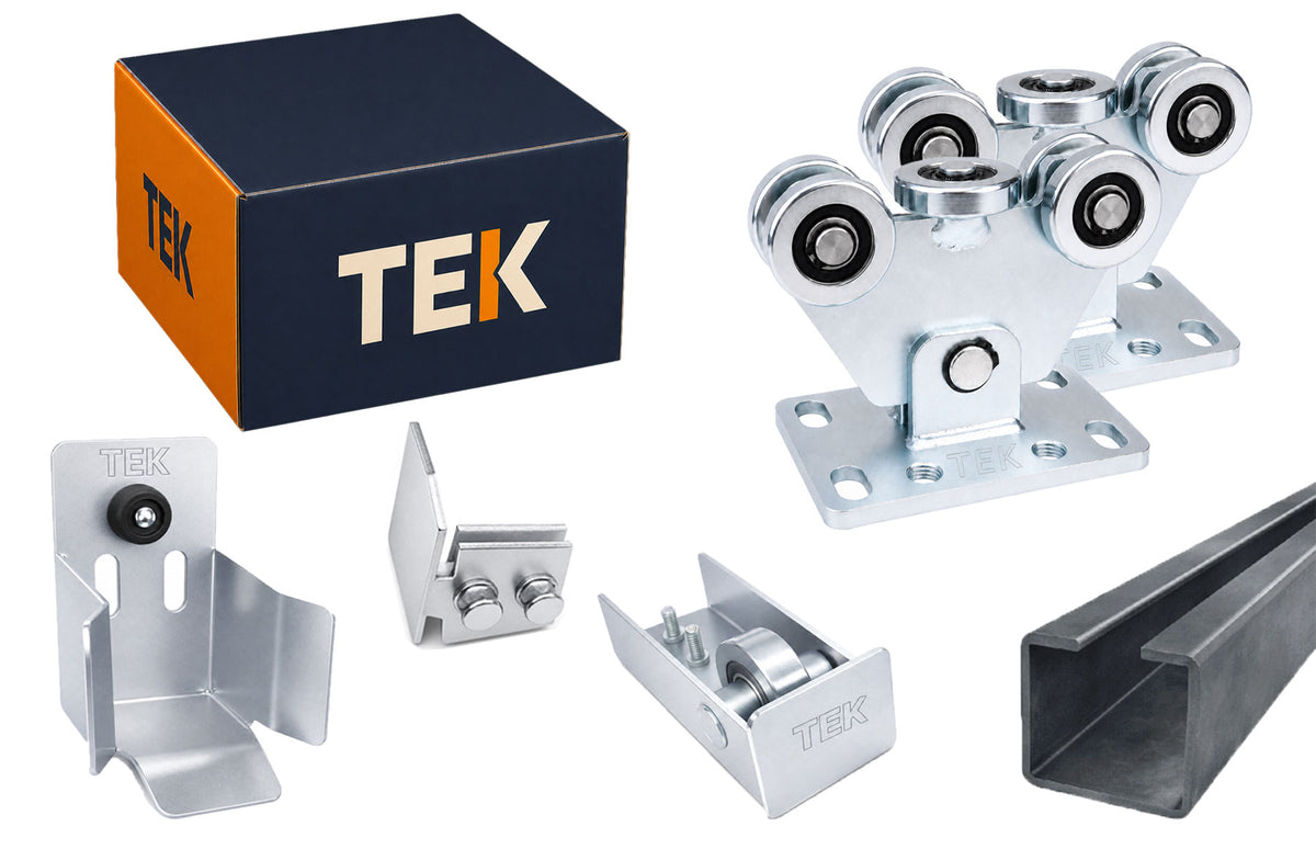 Kit poarta autoportanta XS5 ECO, 5.8 metri sina, greutate sustinuta 350kg — imaginea 1