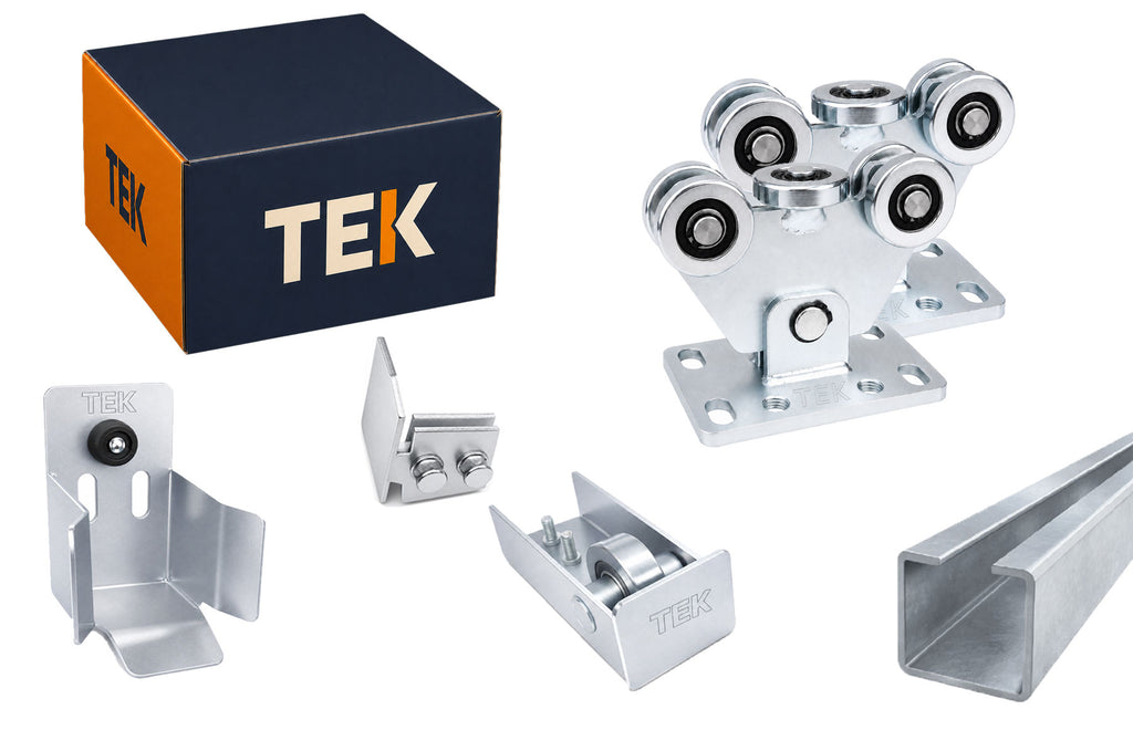 Kit poarta autoportanta XS5, 5.8 metri sina, greutate sustinuta 350kg — imaginea 1