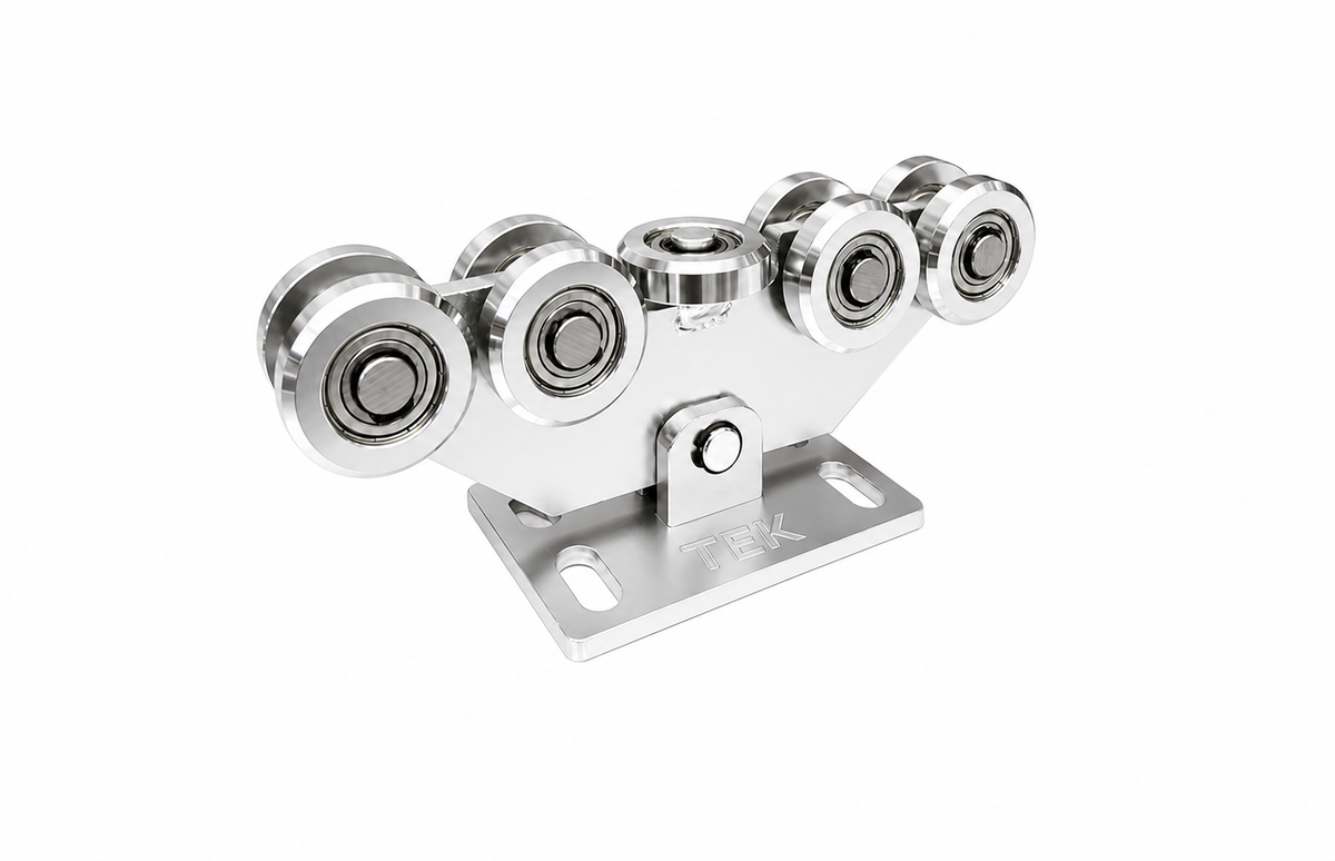Kit poarta autoportanta D9, 11,6 metri sina, greutate sustinuta 700kg — imaginea 2