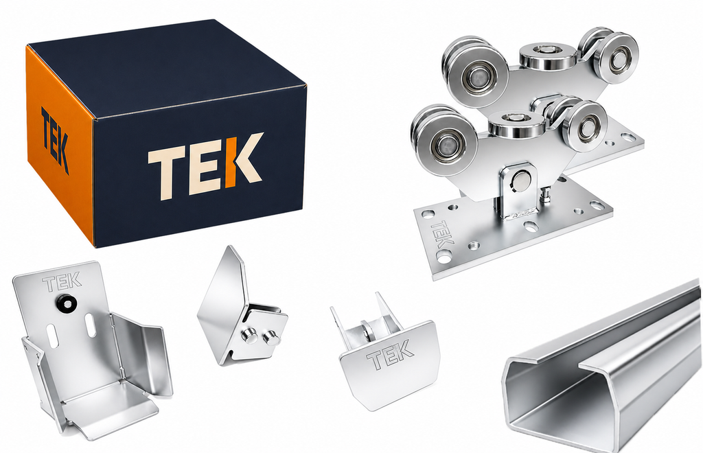 Kit poarta autoportanta M5, 11,6 metri sina, greutate sustinuta 800kg — imaginea 1