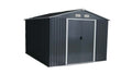 Magazie tip casuta depozitare gradina EasyBox Large 9m2, casuta depozitare unelte, Basic, Otel zincat — imaginea 1