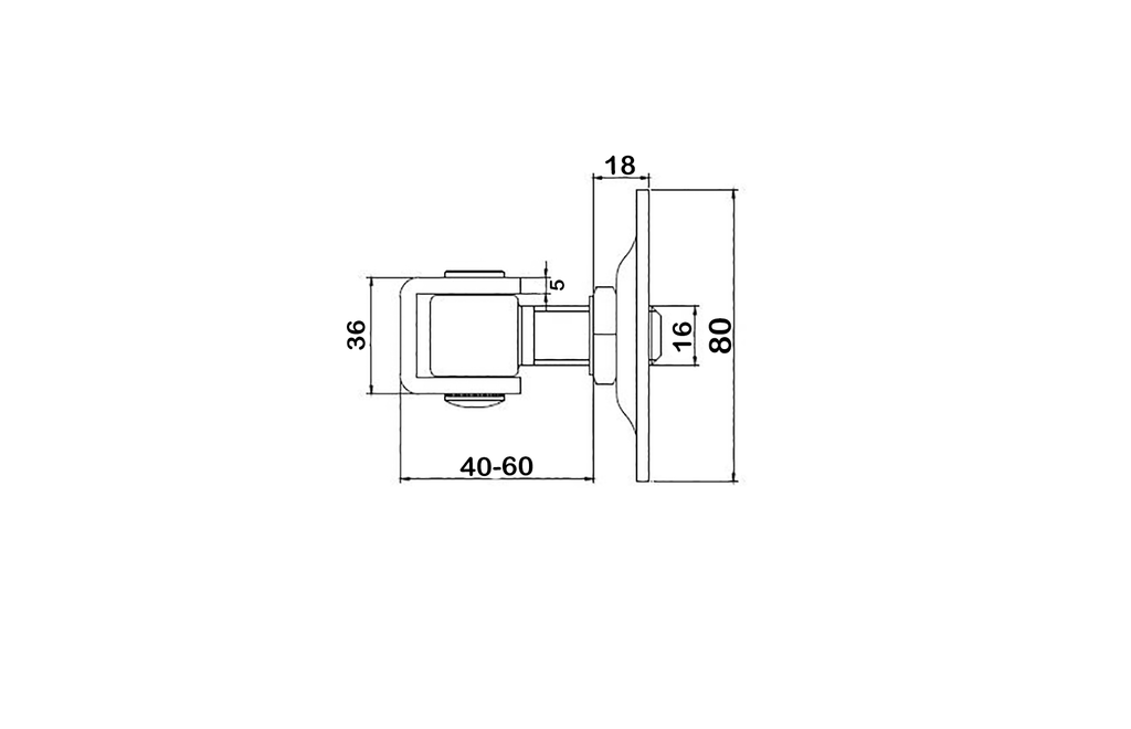 Kit poarta batanta REG2, greutate sustinuta 65kg pe brat — imaginea 12