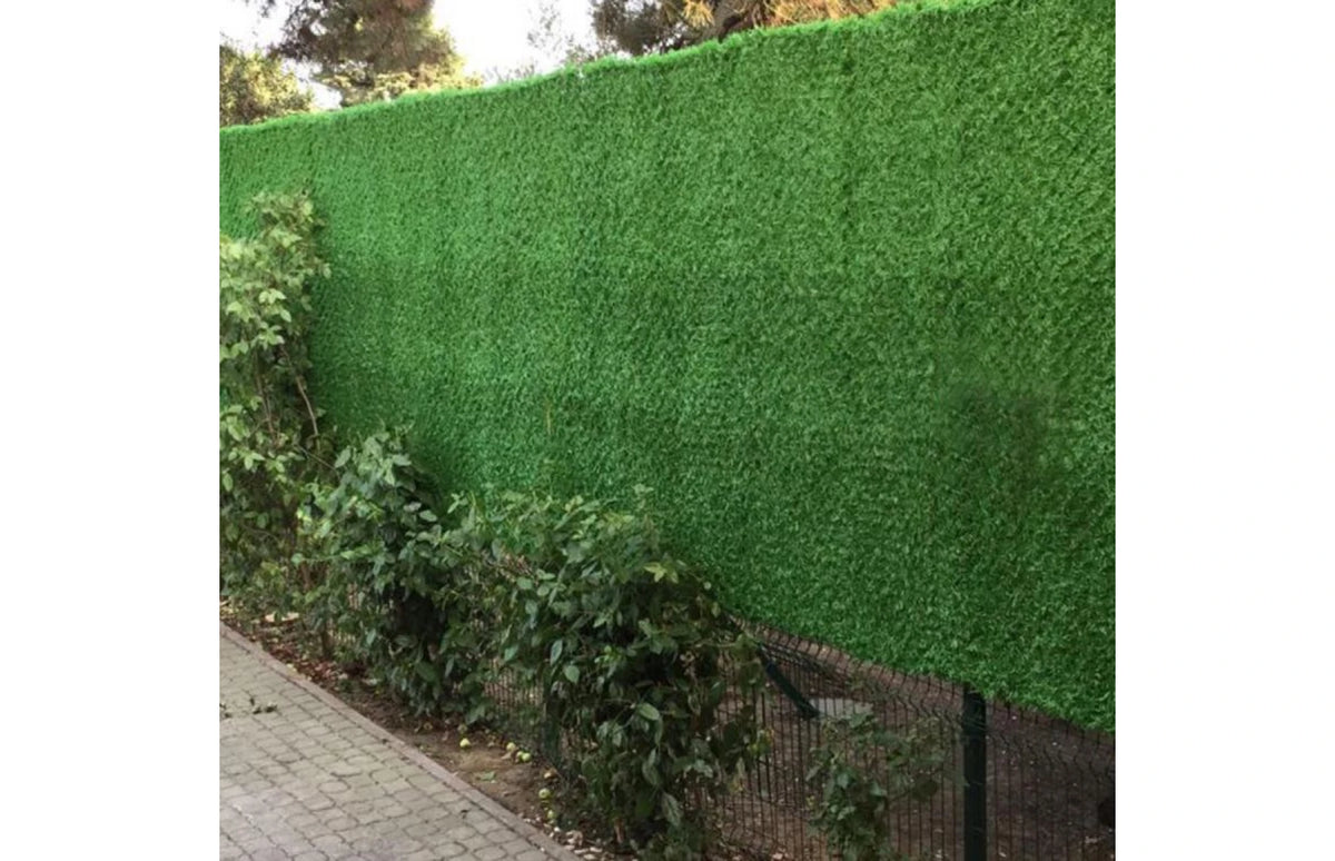 Plasa gard viu artificial, imitatie Gard Viu, plasa paravan verde, 1.5x10metri, Virtuoso — imaginea 1